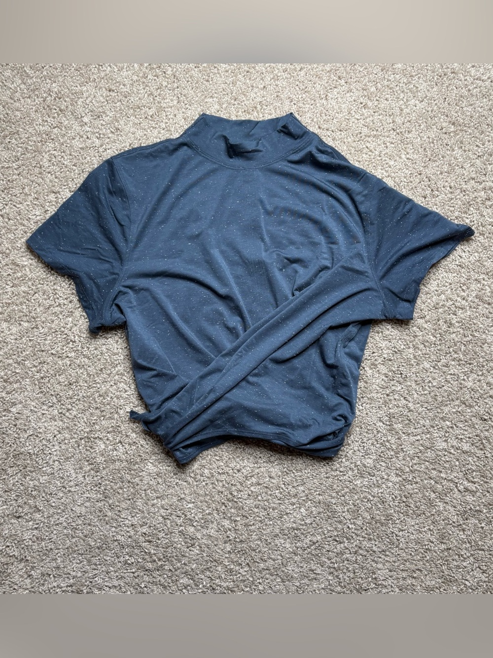 Lululemon Time to Restore Mock Neck Short Sleeve